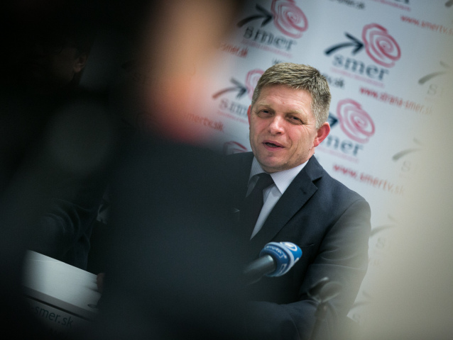 voľby 2016, Volebná noc v centrále strany SMER­-SD, Robert Fico