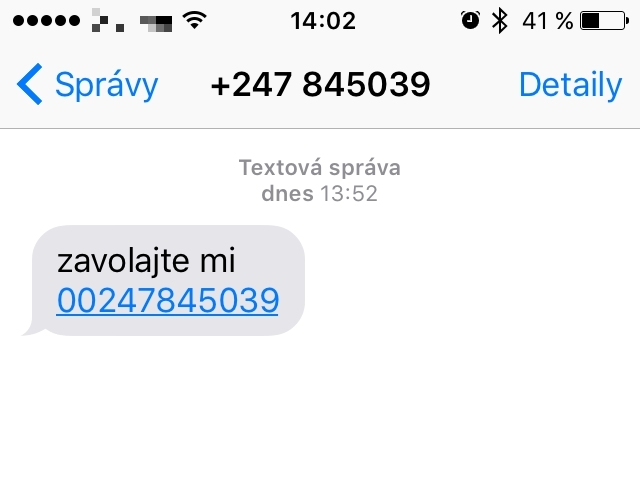 Eset, Ascension, SMS