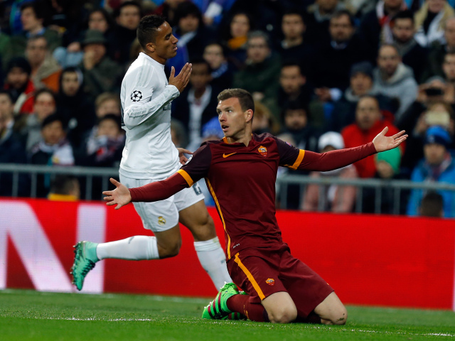 edin džeko, real madrid, as rím