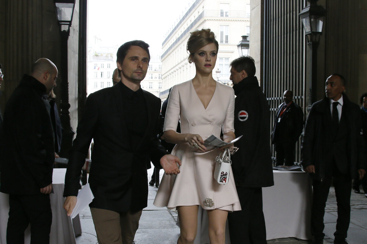 Matthew Bellamy a jeho priateľka Elle Evans