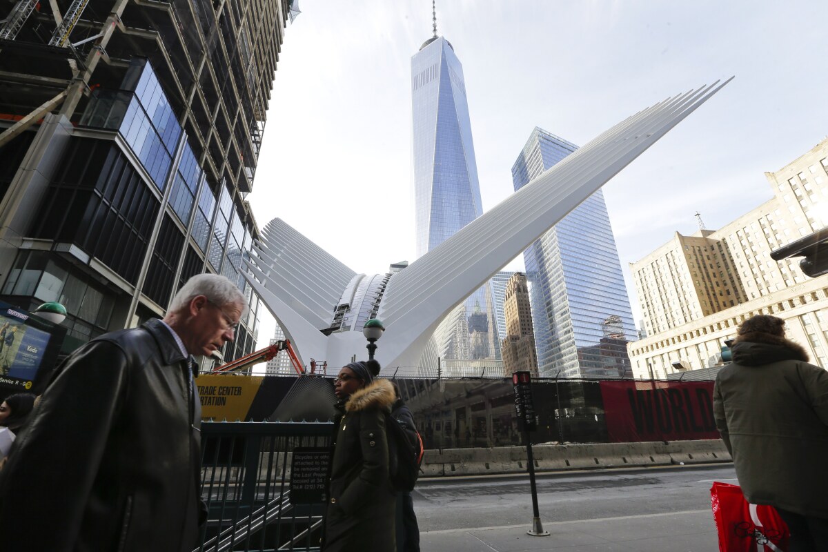 World Trade Center Oculus, New York, stanica metra, Manhattan, vlaková stanica
