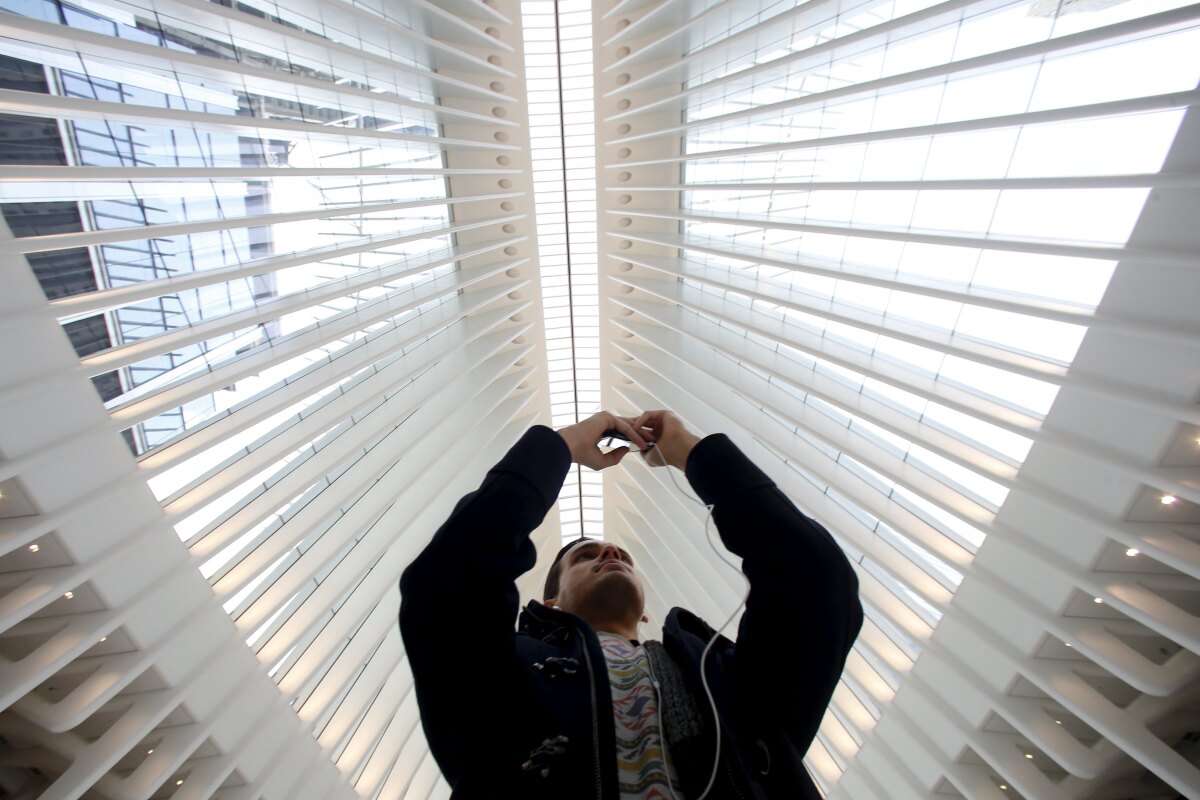 World Trade Center Oculus, New York, stanica metra, Manhattan, vlaková stanica