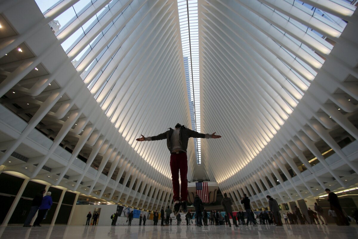 World Trade Center Oculus, New York, stanica metra, Manhattan, vlaková stanica