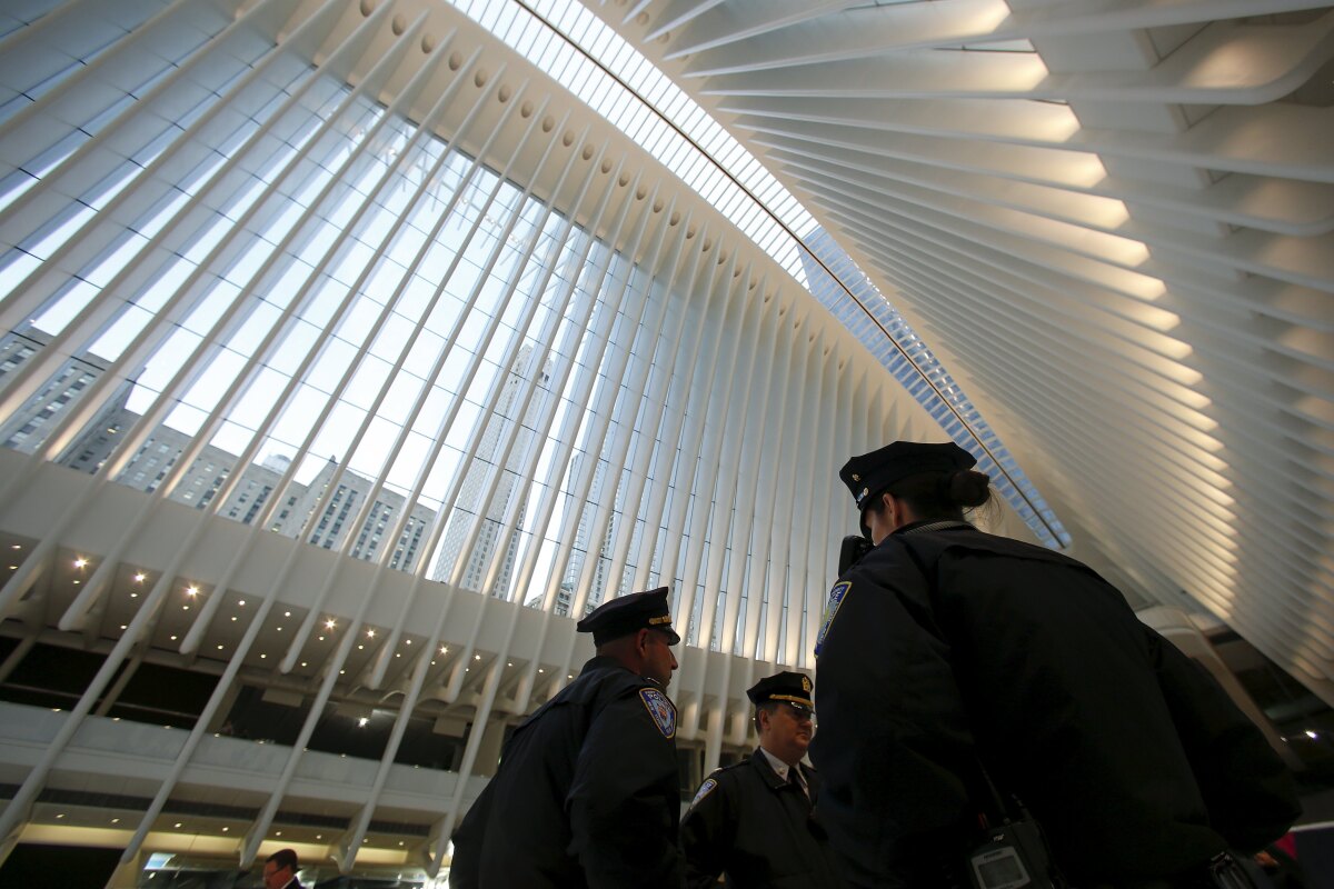 World Trade Center Oculus, New York, stanica metra, Manhattan, vlaková stanica