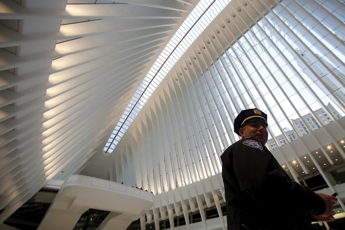 World Trade Center Oculus, New York, stanica metra, Manhattan, vlaková stanica