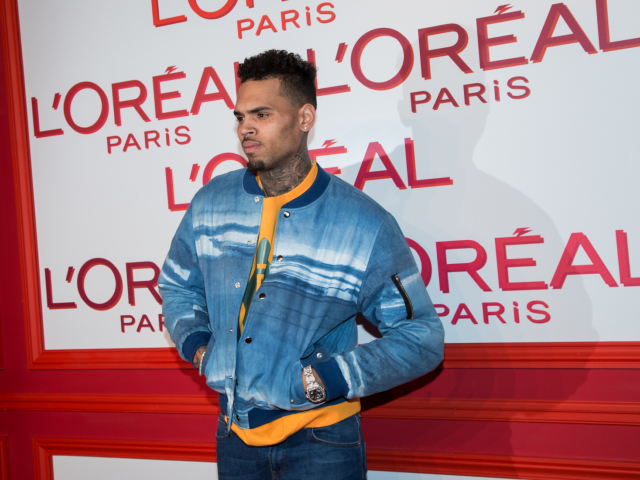 Americký spevák Chris Brown.
