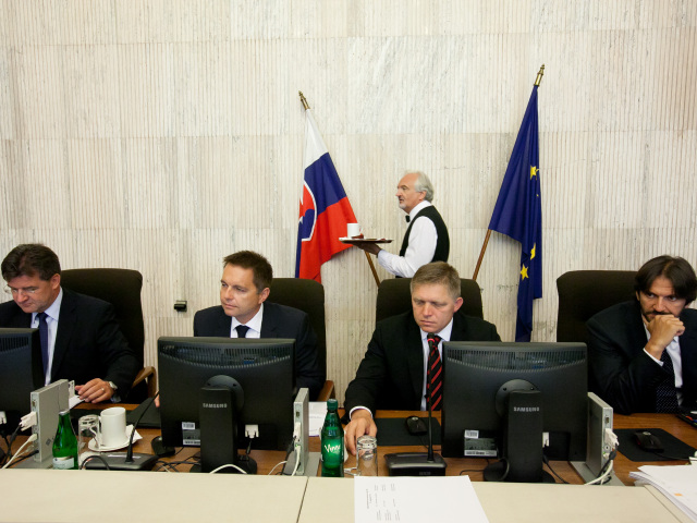 Miroslav Lajčák, Peter Kažimír, Robert Fico, Robert Kaliňák