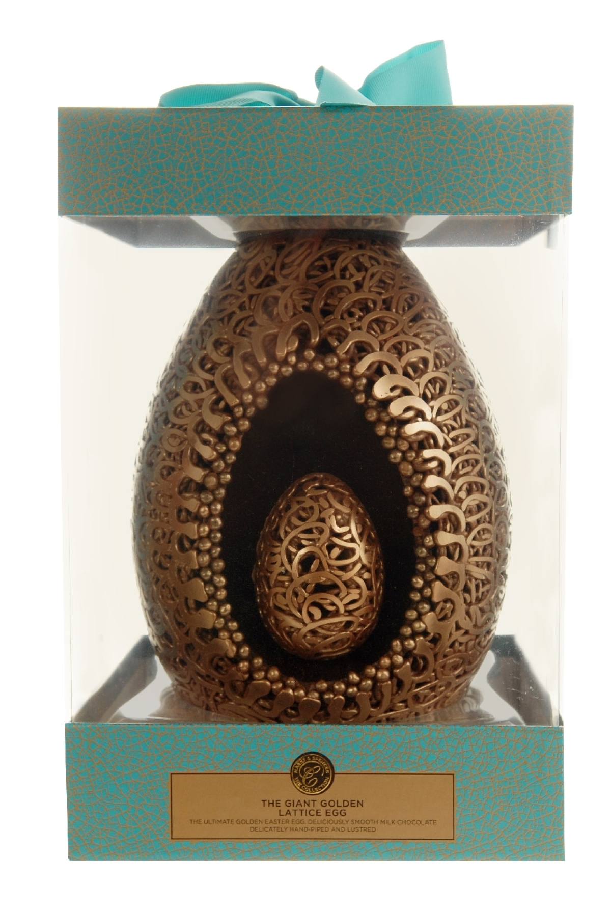 Veľkonočné cukrovinky, čokoládové vajíčko, M&S, 22,90 eur