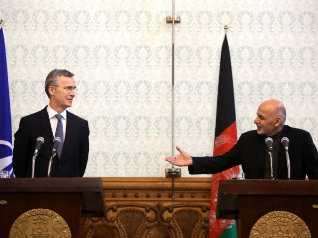 Ašraf Ghaní, Jens Stoltenberg