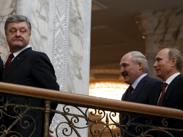 Alexander Lukašenko, Petro Porošenko, Vladimir Putin
