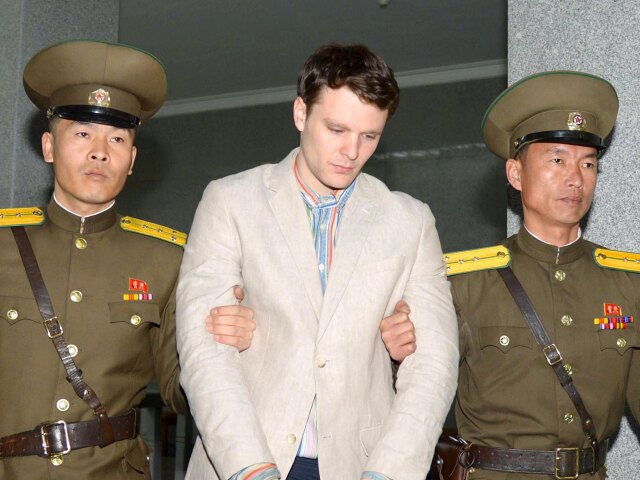 Otto Frederick Warmbier, KĽDR, súd