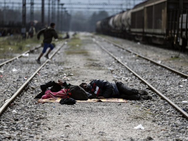 Idomeni, Grécko, hranice, migranti, utečenci