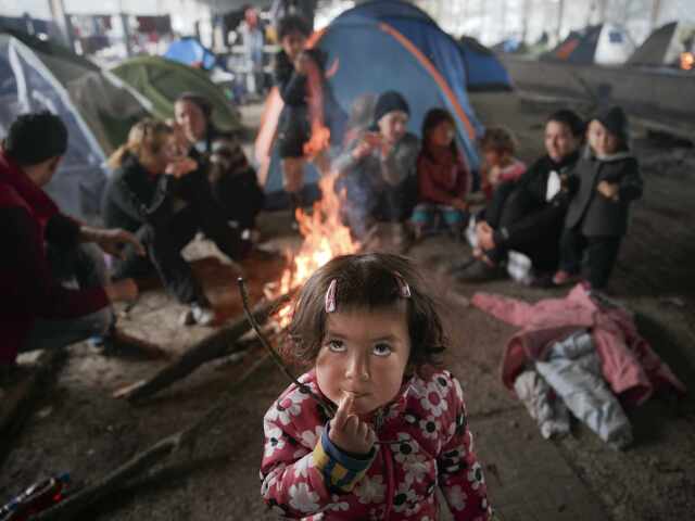 Idomeni, grécko, migranti, utečenci