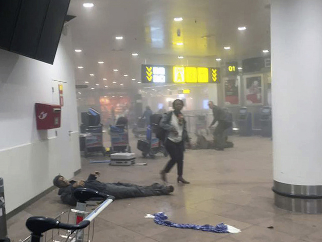 Brusel, letisko, terorizmus, explózia, Zaventem