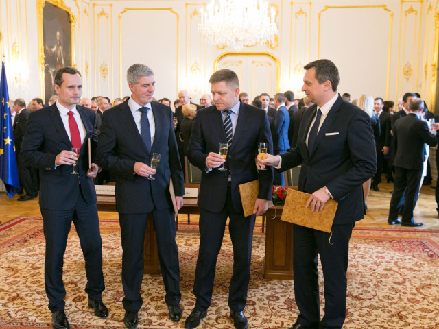 bugár, fico, danko, procházka, vládna koalícia,
