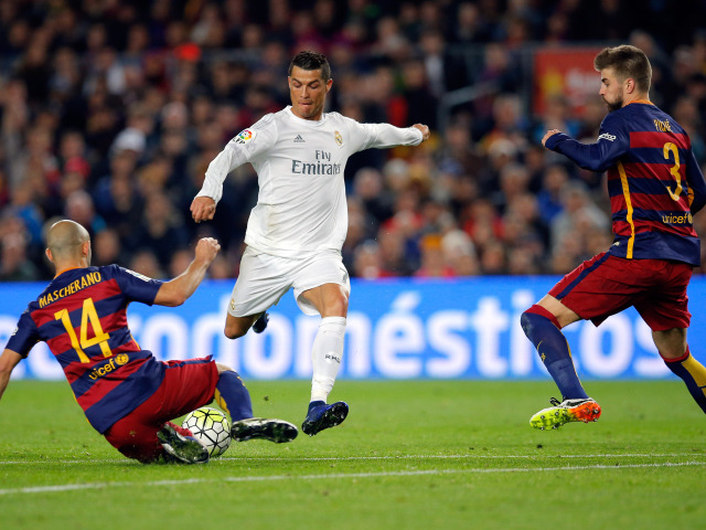 Cristiano Ronaldo, Gerard Piqué, Javier Mascherano