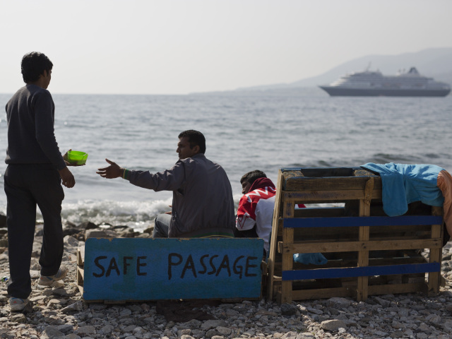 utečenci, migranti, lesbos, grécko,