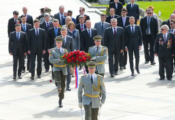 výročie oslobodenia Bratislavy, Slavín, Fico