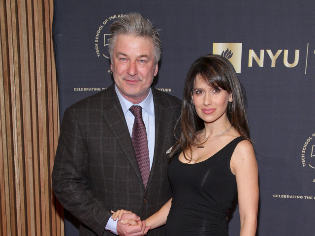 Herec Alec Baldwin a jeho tehotná manželka Hilaria Baldwin.