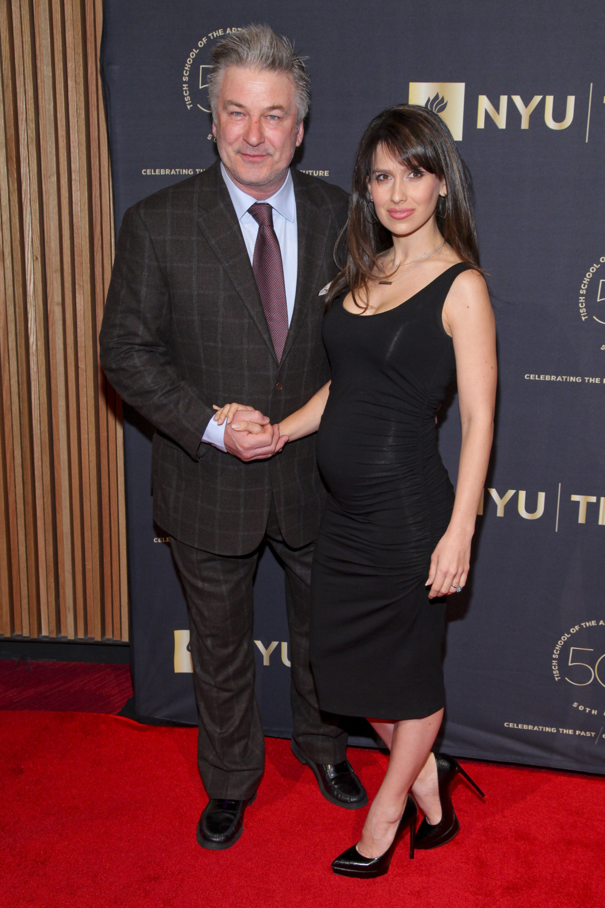 Herec Alec Baldwin a jeho tehotná manželka Hilaria Baldwin.