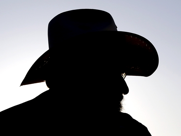 cowboy, kovboj, klobúk, renčer