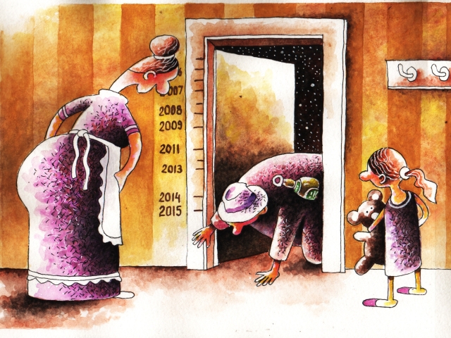 Veľkú cenu Grand Prix získala kresba ukrajinského karikaturistu Konstantina Kazanceva.