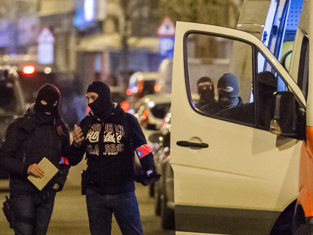 polícia, zásah, Belgicko