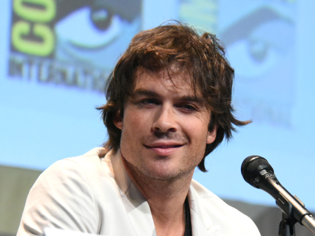 Herec Ian Somerhalder na akcii Comic Con.