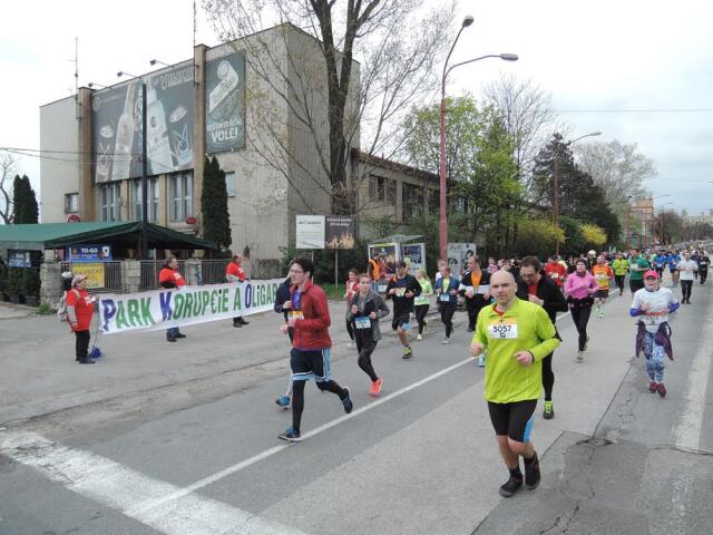PKO, transparent, Park Korupcie a Oligarchie, beh Devín - Bratislava