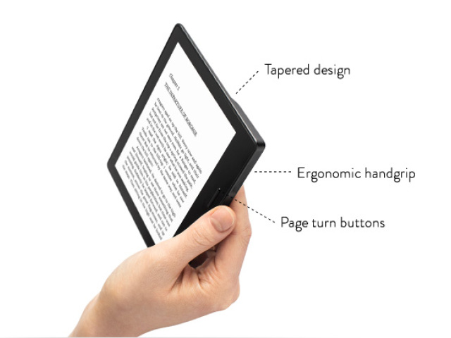 Amazon Oasis, čítačka, Kindle