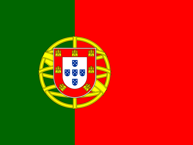 Európa, Portugalsko, vlajka