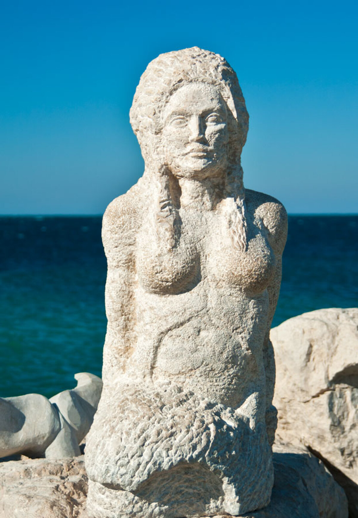 Piran, Slovinsko, socha
