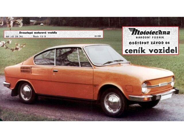 Cennik Mototechny - 1978