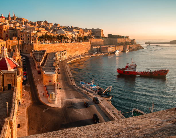 Malta, Valetta, hradby, more, vdovolenka, múry, NEST1 NEPOUZI