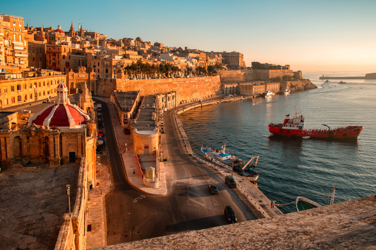 Malta, Valetta, hradby, more, vdovolenka, múry, NEST1 NEPOUZI