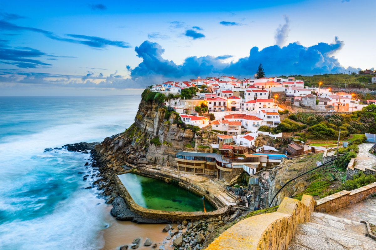 Portugalsko, Azenhas do Mar, more, leto, dovolenka, NEST1 NEPOUZI