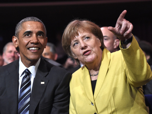 Obama, Merkelová