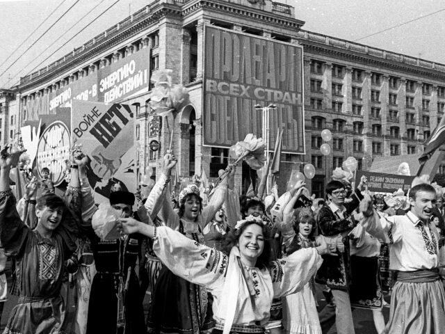Kyjev, manifestácia, 1. máj