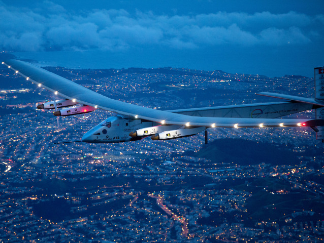 solárne lietadlo, Solar Impulse 2, San Francisco