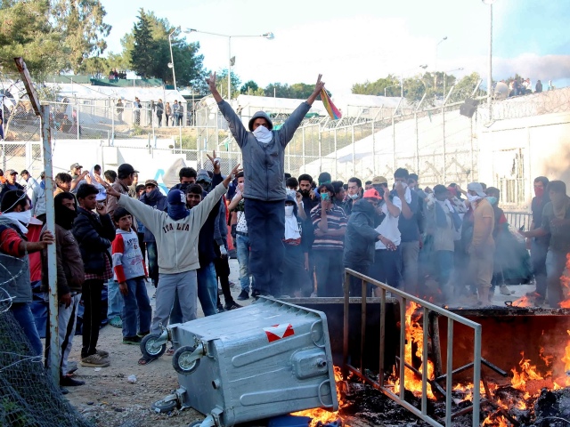 Grécko, Lesbos, migranti, utečenci