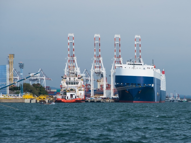 loď, more, oceán, voda, export, transport