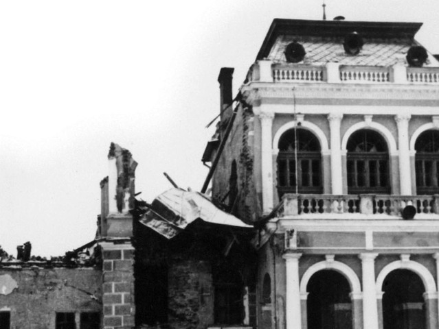 dom, historická fotografia, krupina