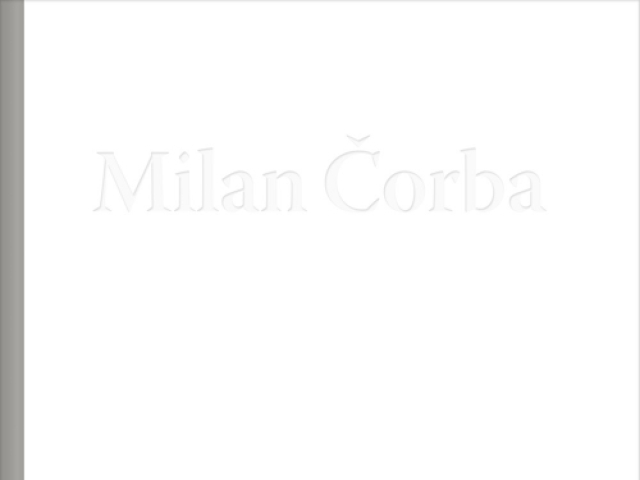 Ján Kocman a kol.: Milan Čorba