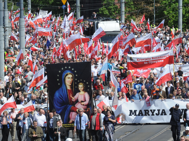 poľsko, protest, demonštrácia,