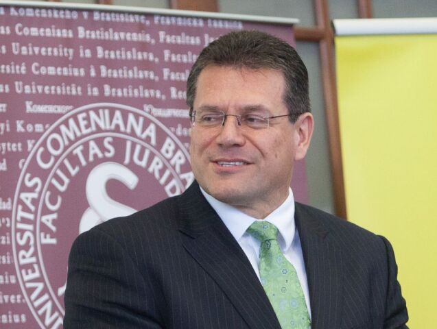euro volby, maros sefcovic
