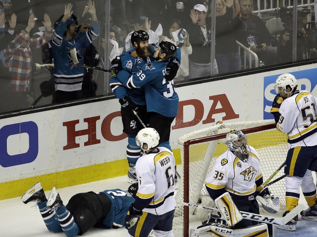Joe Thornton,  Logan Couture