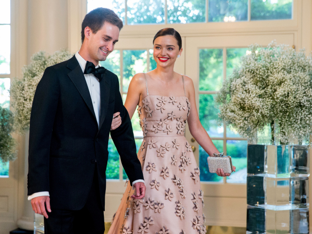 Miranda Kerr a jej priateľ Evan Spiegel 