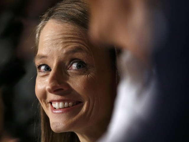 Režisérka Jodie Foster na tlačovej konferencii k filmu Hra peňazí. 