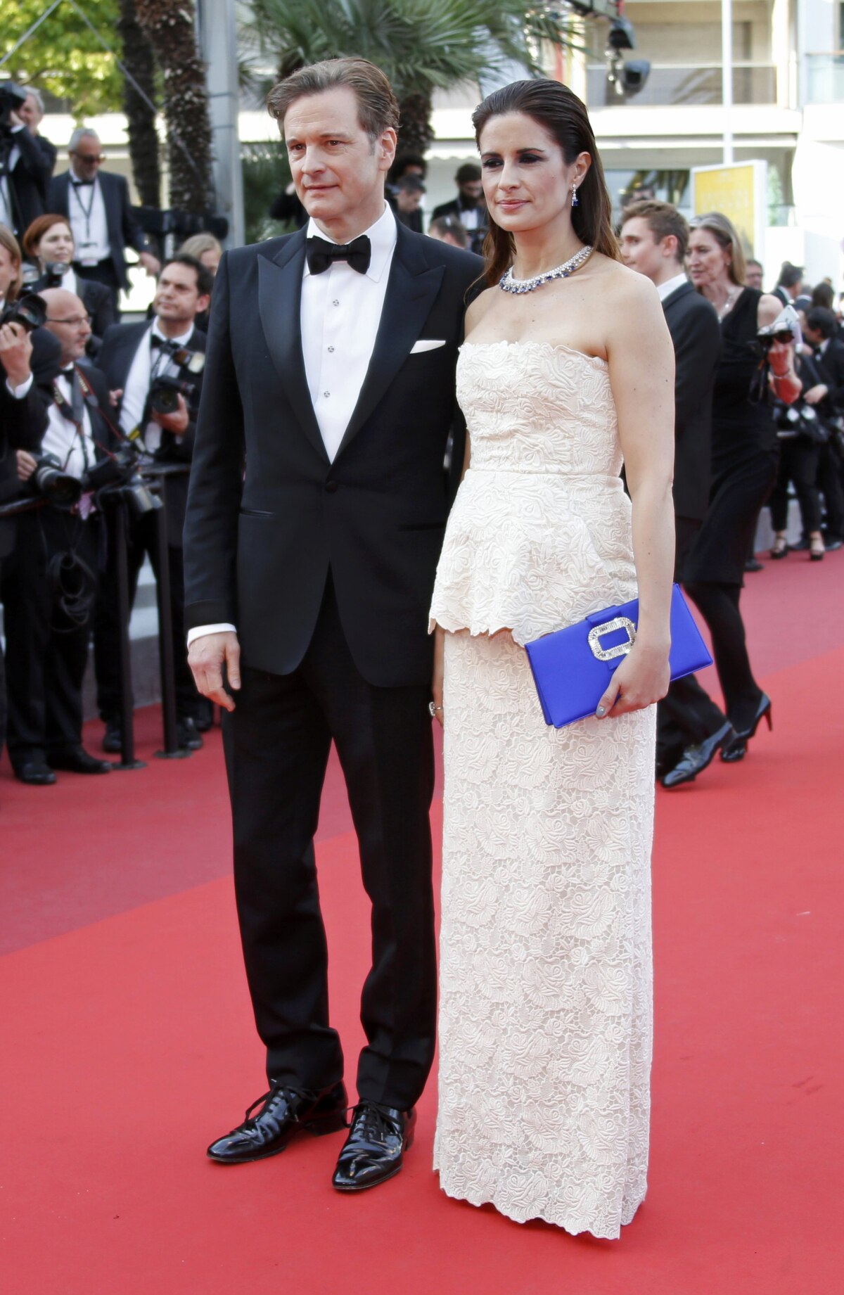 Colin Firth a jeho manželka Livia Giuggioli