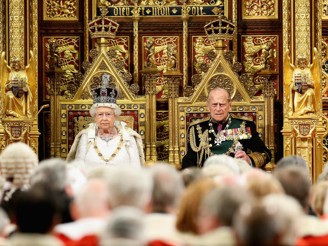 Alžbeta II., britská kráľovná, princ Philip,
